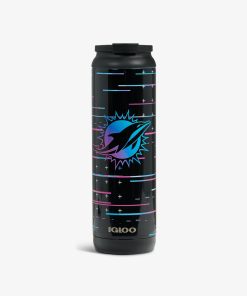 NFL Neon Miami Dolphins 20 Oz Flip ‘n’ Sip Tumbler