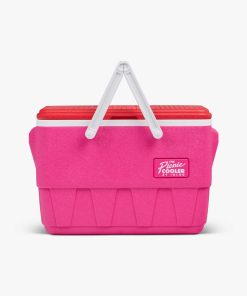 Retro Picnic Basket 25 Qt Cooler - Whistle Green