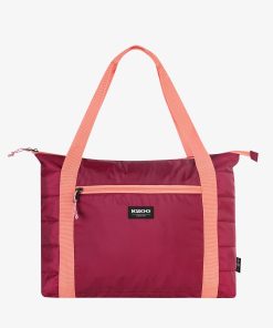 Packable Puffer 20-Can Cooler Bag - Magenta