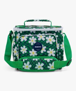 Retro Square Lunch Bag - Fiesta Blue